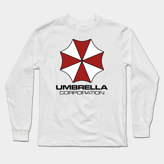 Umbrella Corporation (Light Shirt Design) Long Sleeve T-Shirt by THRILLHO